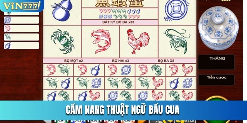 Cẩm nang thuật ngữ Bầu cua 